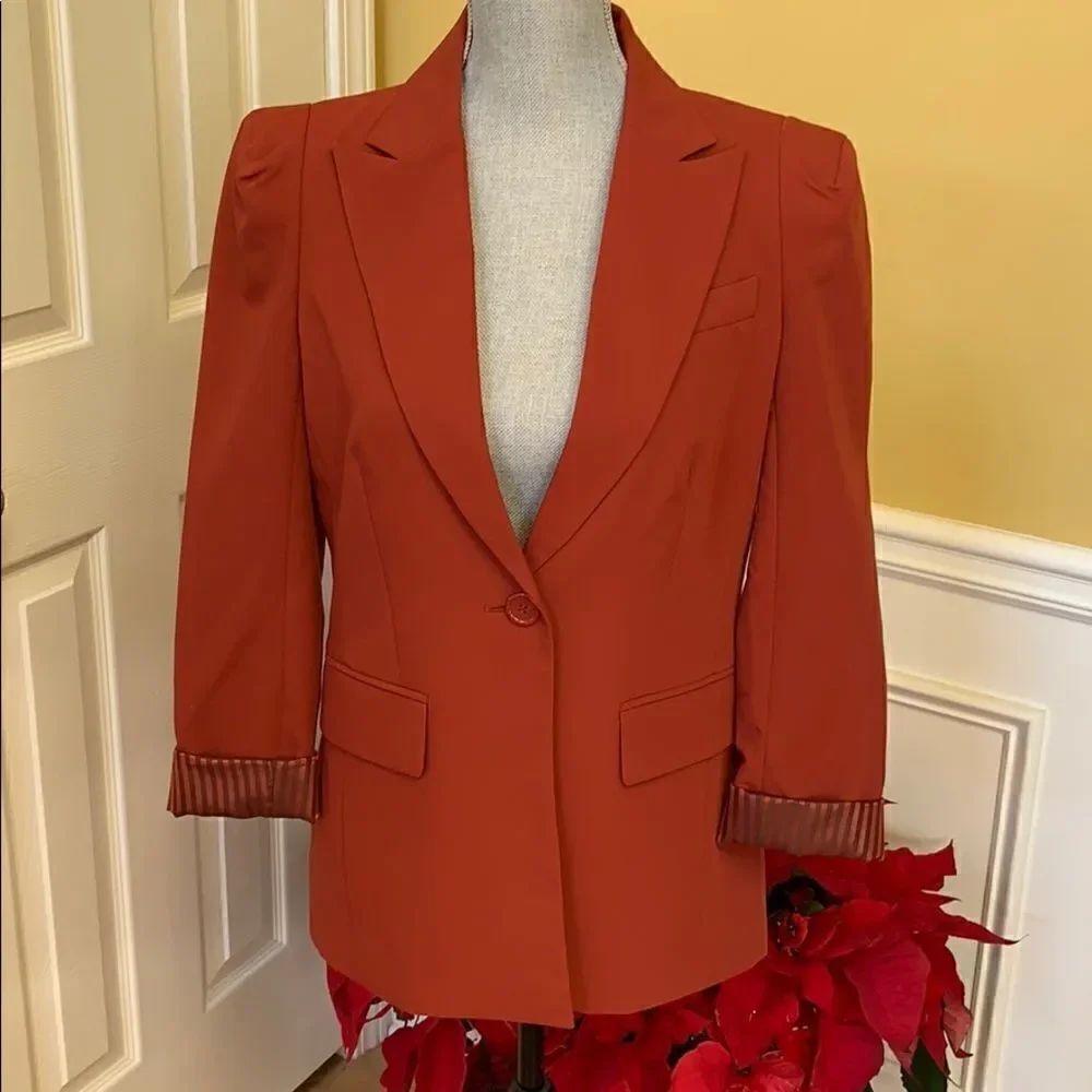Reddish Brown Forever 21 Blazer